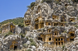 Özverler - Kral Mezarları Kanvas Tablo -2