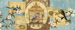 Kuşlar Kabartmalı Tablo - Thumbnail