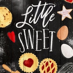 Little Sweet Ahşap Tablo - Thumbnail