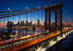 Özverler - Manhattan Köprüsü Kanvas Tablo