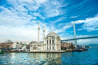 Mecidiye Camii ve Boğaz Kanvas Tablo