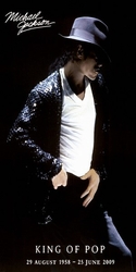 Özverler - Michael Jackson Pop'un Kralı Kanvas Tablo