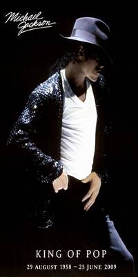 Michael Jackson Pop'un Kralı Kanvas Tablo