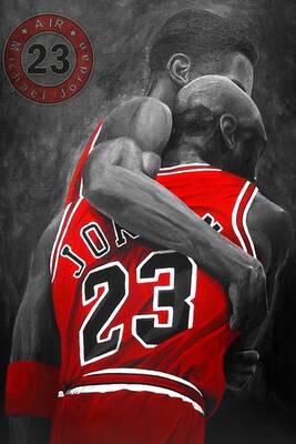 Michael Jordan Kanvas Tablo