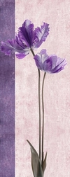 Özverler - Mor Çiçekler Kanvas Tablo