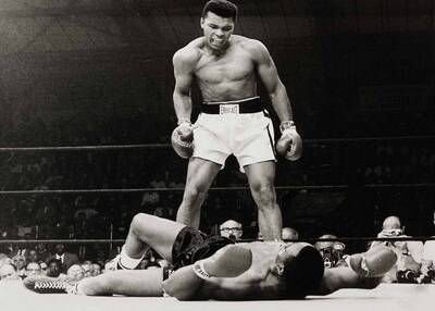 Muhammed Ali Ringde Kanvas Tablo