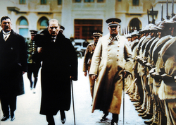 Mustafa Kemal Atatürk Kanvas Tablo - Thumbnail
