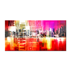 New York Kanvas Tablo - Thumbnail