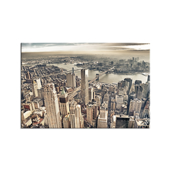 Özverler - New York Sepya Kanvas Tablo