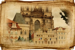 Özverler - Notre Dame Kartpostal Kanvas Tablo