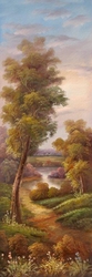 Özverler - Orman ve Dere Kabartmalı Tablo