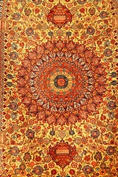 Özverler - Oryantal Çember Desen Kanvas Tablo