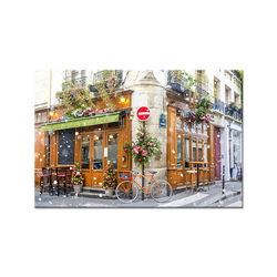Özverler - Paris'te bir Sokak Kanvas Tablo