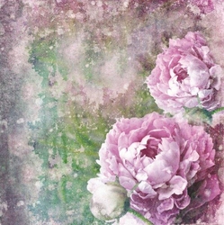 Özverler - Pembe Çiçek Kanvas Tablo