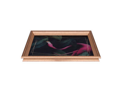 Pembe Flamingo Tepsi