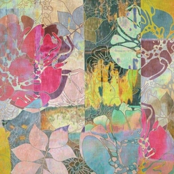 Özverler - Renkli Çiçek Kanvas Tablo