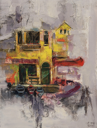 Özverler - Sarı Yalı Kabartmalı Tablo