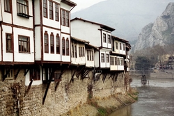 Özverler - Tarihi Evler Kanvas Tablo