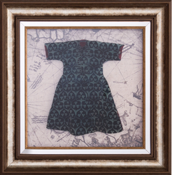 Etnik Desenli Kaftan Tablo 57x57cm - Thumbnail
