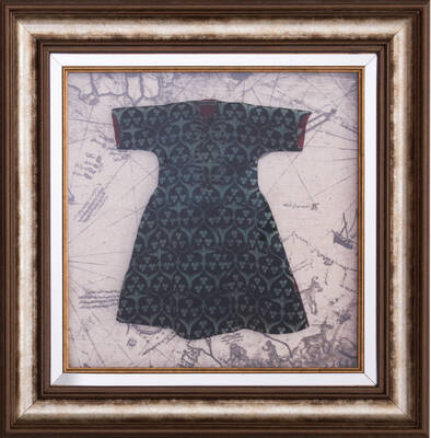 Etnik Desenli Kaftan Tablo 57x57cm