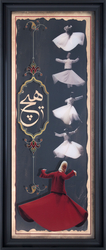 Semazenler 48x108cm - Thumbnail