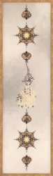 Taş İşlemeli Tablo 37x123cm - Thumbnail