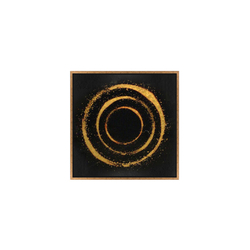 Özverler - Siyah Gold Tablo 84x84cm
