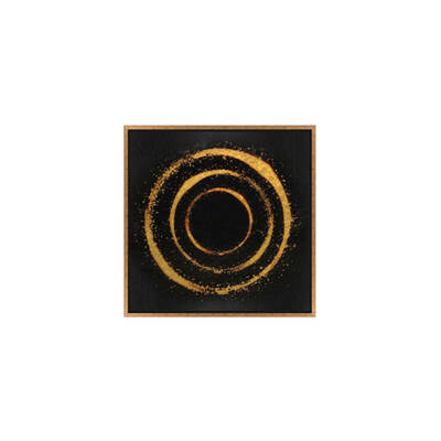 Siyah Gold Tablo 84x84cm