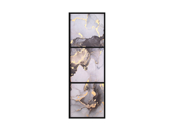 Özverler - Gold 3'lü Tablo 64x184cm