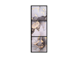 Özverler - Gold 3'lü Tablo 64x184cm