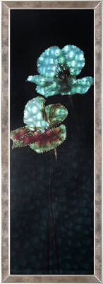 Hologramlı Çiçek Tablo 44x124cm