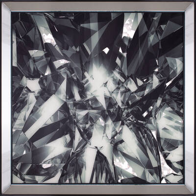 Kristal Tablo 87x87cm