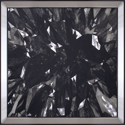 Kristal Tablo 87x87cm
