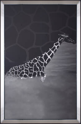 Zürafa Tablo 97x157cm