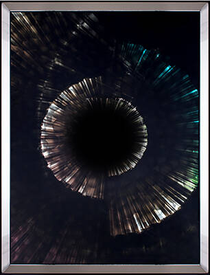 Hologramlı Göz Tablo 85x85cm