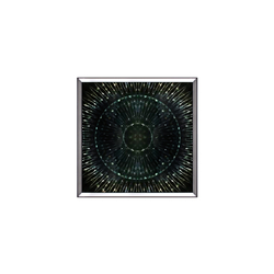 Özverler - Hologramlı Yeşil Tablo 84x84cm