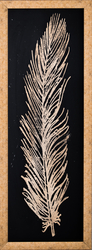 Varaklı Tüy Tablo 35x95cm - Thumbnail