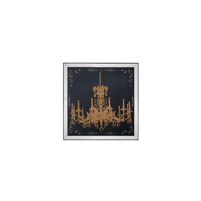Varaklı Avize Tablo 75x75cm