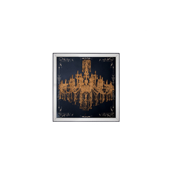 Özverler - Varaklı Avize Tablo 75x75cm