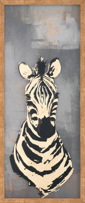 Gold Zebra Tablo 43x103cm
