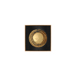 Özverler - Gold Varaklı Ay Tablo 82x82cm