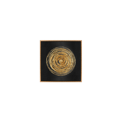Özverler - Gold Varaklı Güneş Tablo 82x82cm