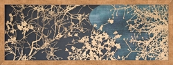 Varak Dallar Tablo 45x125cm - Thumbnail