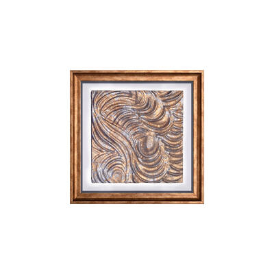 Gold Varaklı Tablo 58x58cm