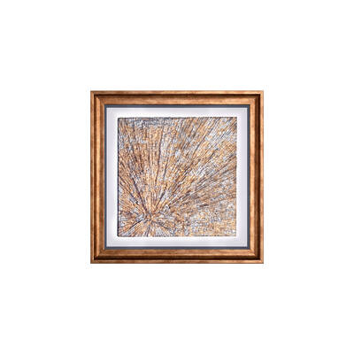 Gold Varaklı Tablo 58x58cm