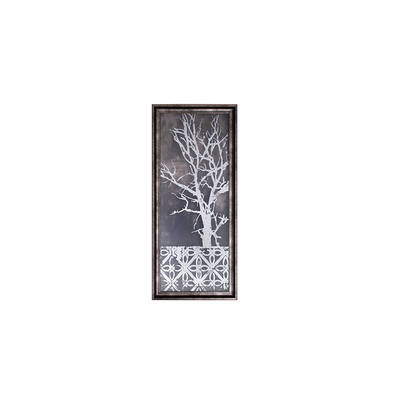 Gümüş Varaklı Çöl Tablo 50x110cm