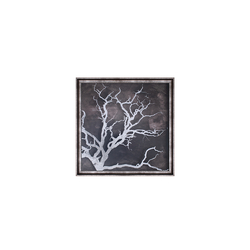 Özverler - Gümüş Varaklı Çöl Tablo 87x87cm