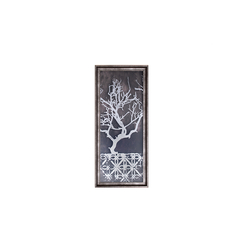 Özverler - Gümüş Varaklı Çöl Tablo 50x110cm