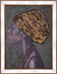 Özverler - Sarıklı Kadın Tablo 85x110cm