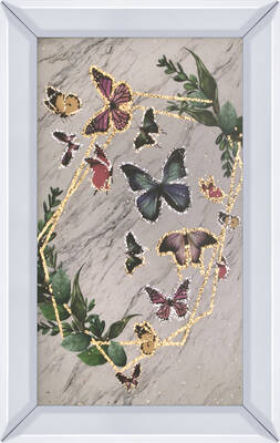 Renkli Kelebekler Tablo 40x60cm